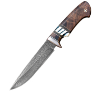 Купить нож Сибиряк из мозаичной дамасской стали на сайте koval-knife.shop